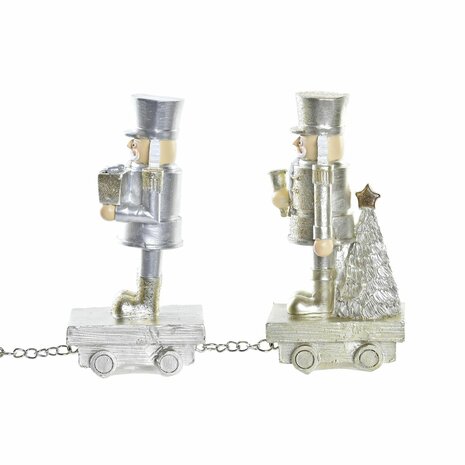 Kerstversiering DKD Home Decor Hars Trein (28 x 5 x 12 cm) (2 Stuks) 2