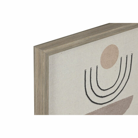 Canvas Home ESPRIT Beige Modern Scandinavisch 40 x 4 x 50 cm (2 Stuks) 2