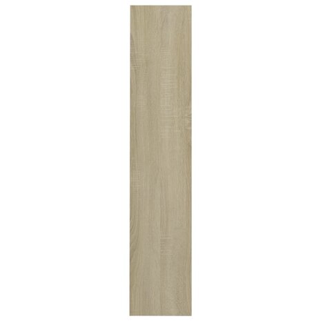 Wandschoenenkast 60x18x90 cm spaanplaat sonoma eikenkleurig 5