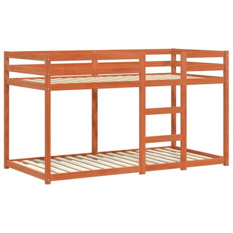 Stapelbed massief grenenhout wasbruin 90x190 cm 3