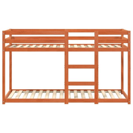 Stapelbed massief grenenhout wasbruin 90x190 cm 4