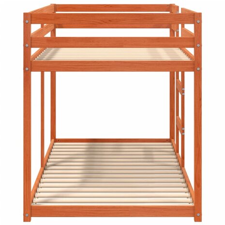 Stapelbed massief grenenhout wasbruin 90x190 cm 5