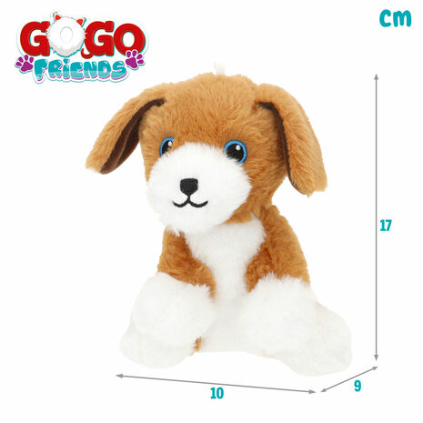 Knuffel Colorbaby Pluche Plastic 10 x 17 x 9 cm (6 Stuks) 5