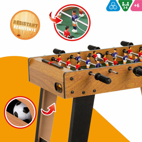 Tafelvoetbal Colorbaby 70 x 65 x 37 cm (2 Stuks) 3