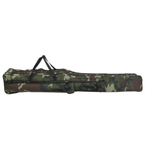 Hengeltas 150 cm camouflage oxford stof groen 3