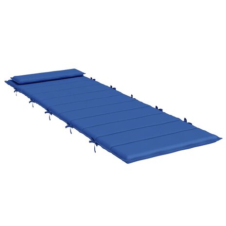 Ligbedkussen 180x60x4 cm oxford stof koningsblauw 4