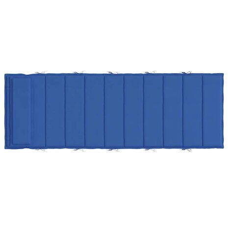 Ligbedkussen 180x60x4 cm oxford stof koningsblauw 5