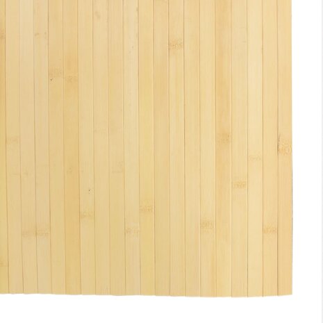 Vloerkleed rechthoekig 80x100 cm bamboe lichtnaturel 6