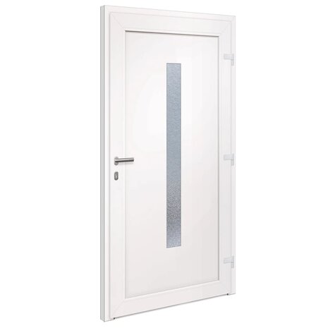 Voordeur 108x200 cm PVC antracietkleurig 5