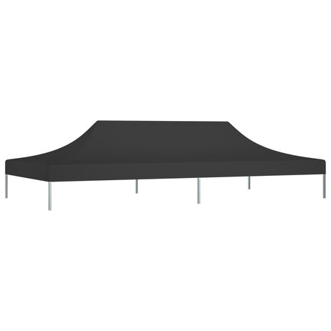 Partytentdak 270 g/m² 6x3 m zwart 2