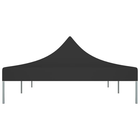 Partytentdak 270 g/m² 6x3 m zwart 4