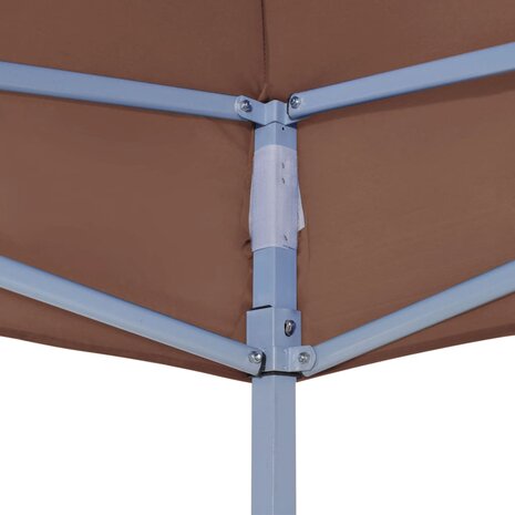 Partytentdak 270 g/m² 4,5x3 m bruin 5