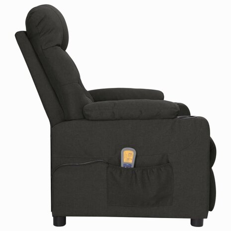 Sta-op-massagestoel stof zwart 4