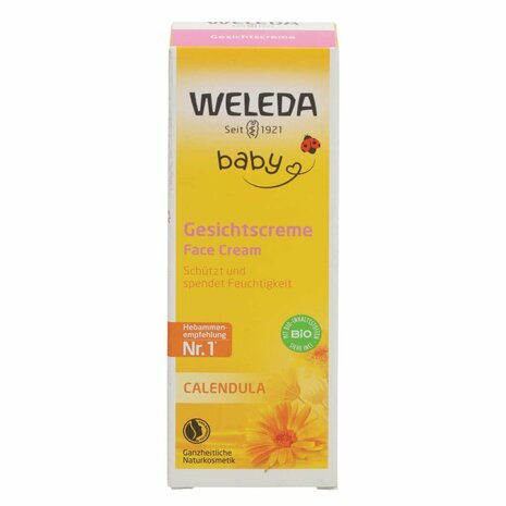 Hydraterende Gezichtscrème voor Baby&apos;s Weleda Baby Calendula 50 ml 3