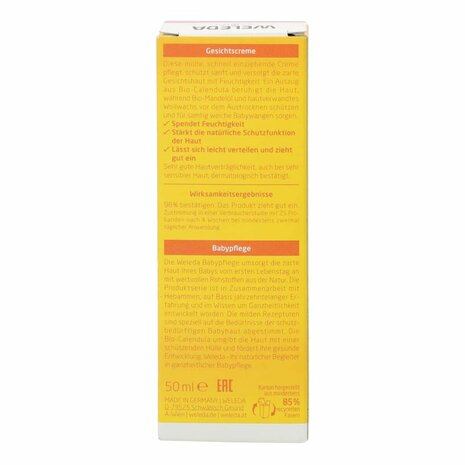 Hydraterende Gezichtscrème voor Baby&apos;s Weleda Baby Calendula 50 ml 4