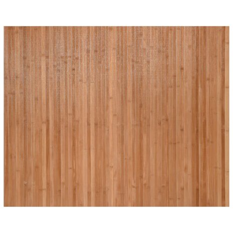 Vloerkleed rechthoekig 80x100 cm bamboe naturel 2