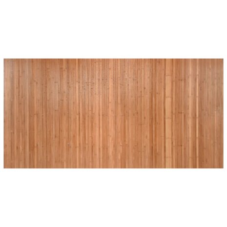Vloerkleed rechthoekig 100x200 cm bamboe naturel 2