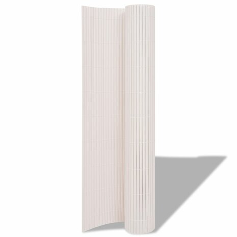 Tuinhek Dubbelzijdig PVC 150x300 cm Wit 1