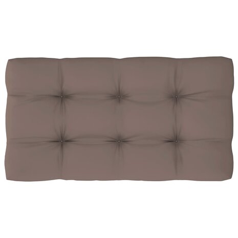 Tweezitsbank pallet met kussens zwart geïmpregneerd grenenhout 8