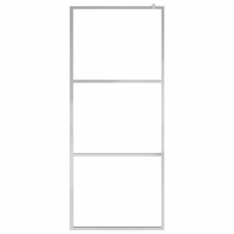 Inloopdouchewand transparant 100x195 cm ESG-glas 3