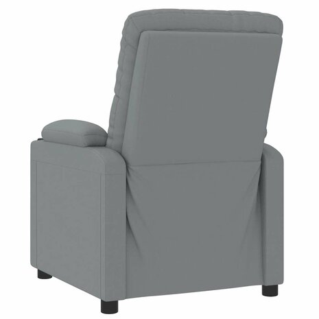 Massagestoel stof lichtgrijs 6