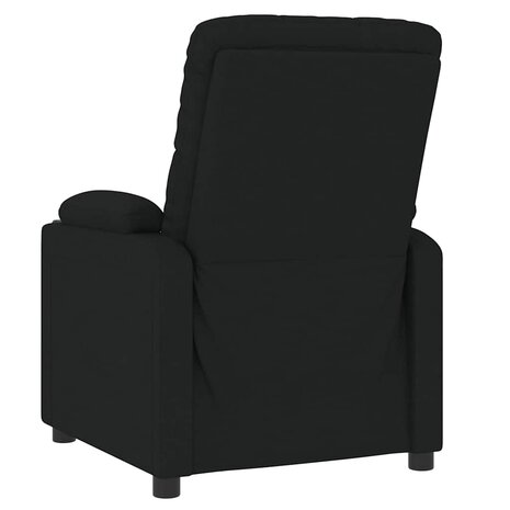 Massagestoel stof zwart 6