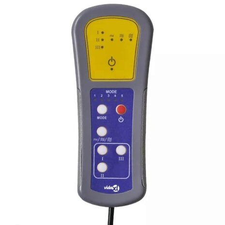 Massagestoel stof zwart 8