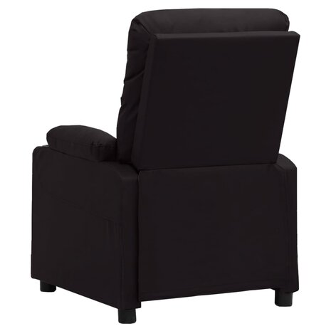 Massagestoel kunstleer zwart 5