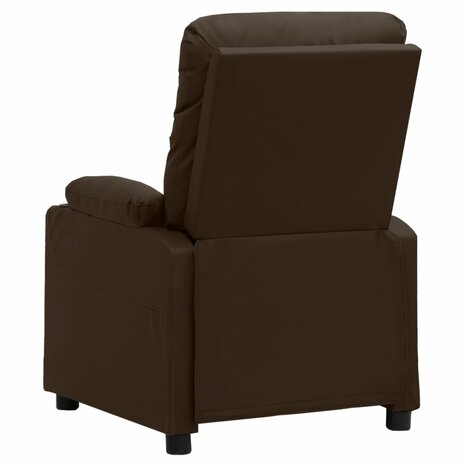 Massagestoel kunstleer bruin 5
