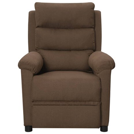 Massagestoel stof bruin 2