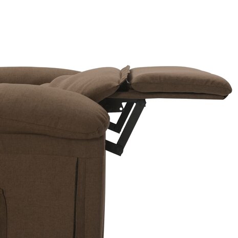Massagestoel stof bruin 8