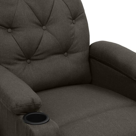 Sta-op-massagestoel stof taupe 7