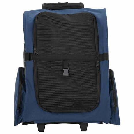 Huisdierentrolley 3-in-1 48x32x57 cm oxford stof blauw 3