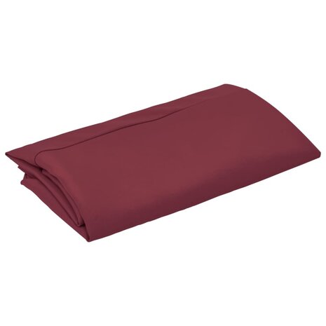 Vervangingsdoek voor zweefparasol 350 cm bordeauxrood 3