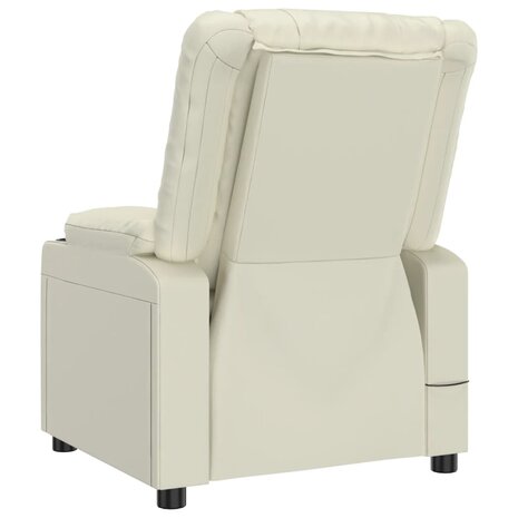 Massagestoel kunstleer crèmekleurig 5