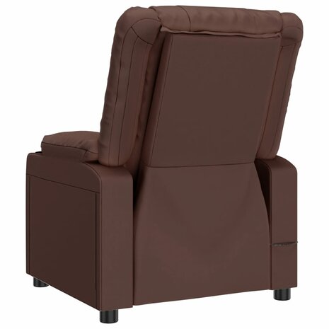 Massagestoel kunstleer bruin 5