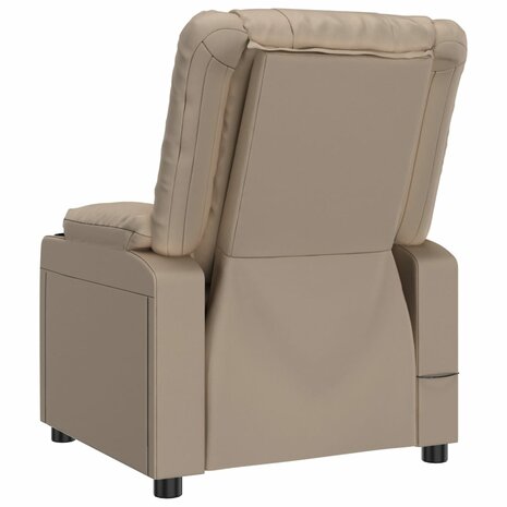 Massagestoel kunstleer cappuccinokleurig 5