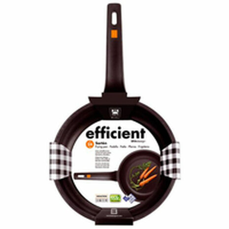 Wokpan BRA Sartén Efficient Zwart Aluminium Ø 24 cm 8