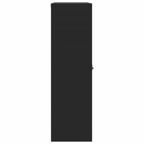 Archiefkast 90x40x140 cm staal zwart 5