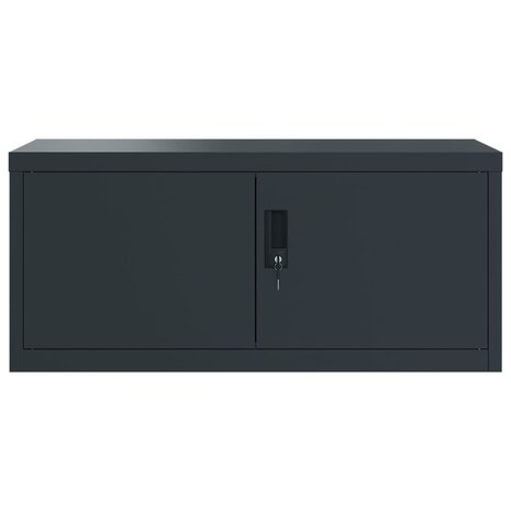 Archiefkast 90x40x180 cm staal antracietkleurig 4
