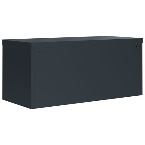 Archiefkast 90x40x180 cm staal antracietkleurig 6