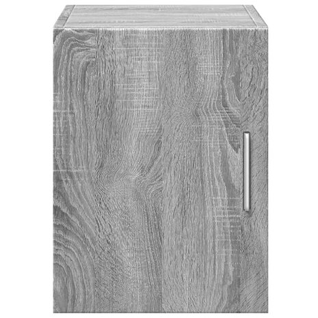 Wandkast 30x42,5x40 cm bewerkt hout grijs sonoma eikenkleurig 4