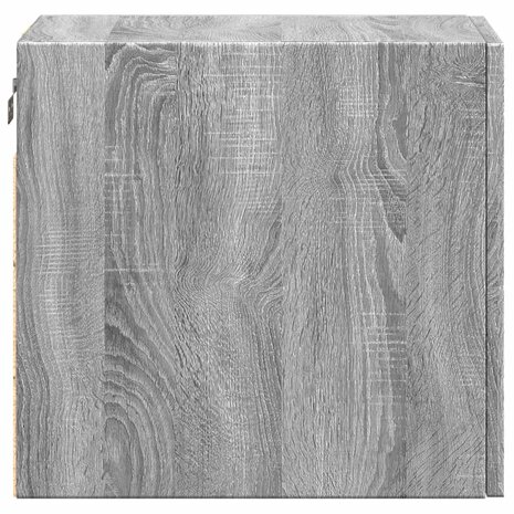 Wandkast 30x42,5x40 cm bewerkt hout grijs sonoma eikenkleurig 5