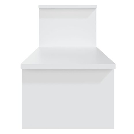 Tv-meubel 180x30x43 cm bewerkt hout wit 6