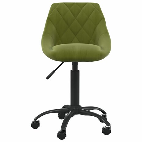 Eetkamerstoel fluweel lichtgroen 3