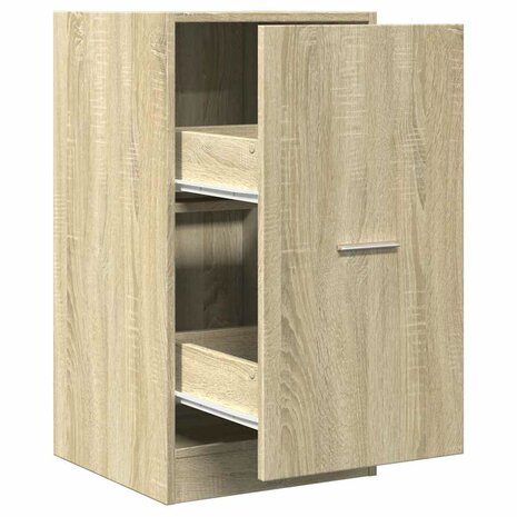 Apothekerskast 40x41x77,5 cm bewerkt hout sonoma eikenkleurig 2