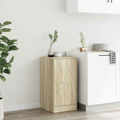Apothekerskast 40x41x77,5 cm bewerkt hout sonoma eikenkleurig 4