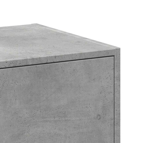 Apothekerskast 40x41x77,5 cm bewerkt hout betongrijs 8