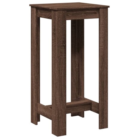 Bartafel 51x50x103,5 cm bewerkt hout bruin eikenkleurig 2