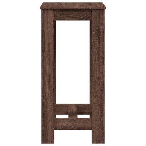 Bartafel 51x50x103,5 cm bewerkt hout bruin eikenkleurig 5